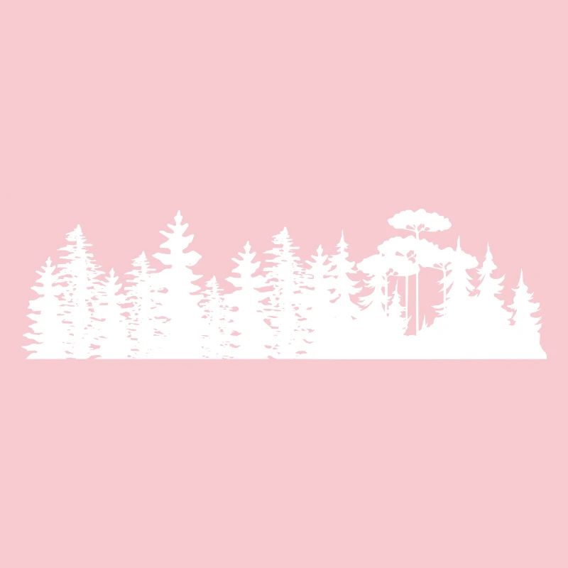 Conception de silhouettes de paysage forestier