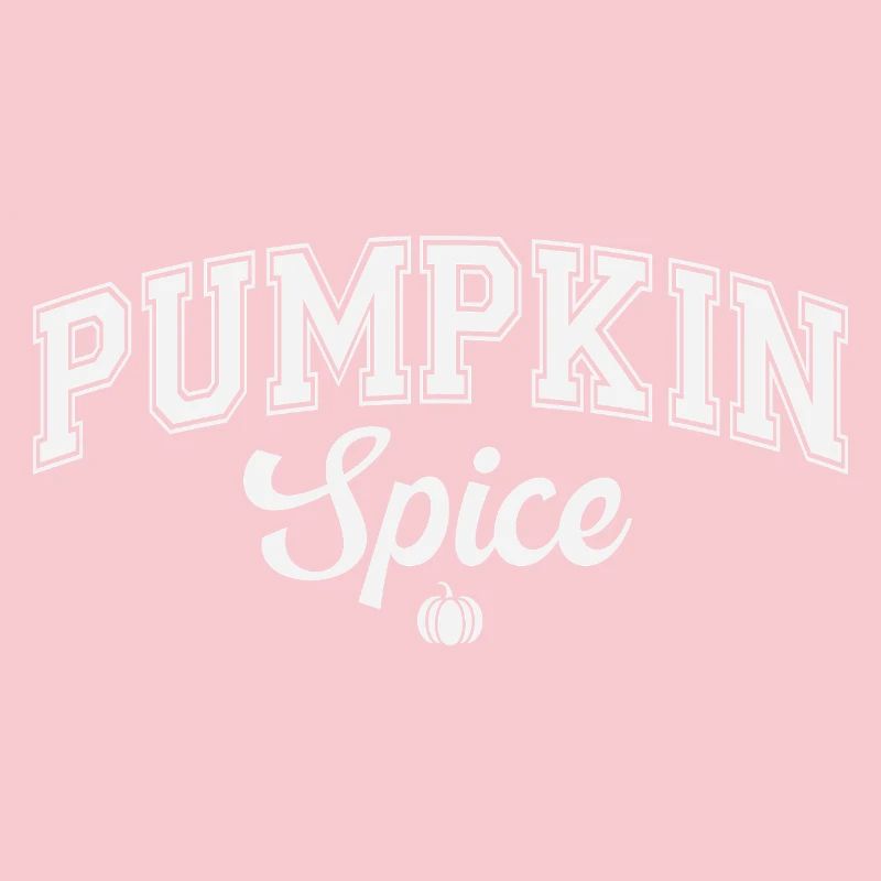 Pumpkin Spice Autumn Typography Design