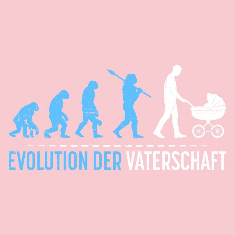 Werdender Vater EVOLUTION DER VATERSCHAFT Lustig