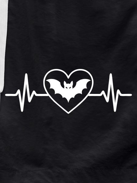 Bat Halloween Heart