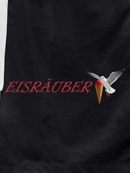 Eisräuber Design mit fliegender Möwe