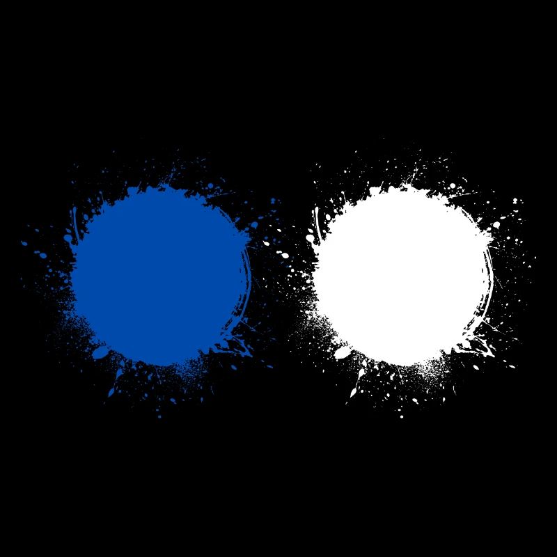 Blue White
