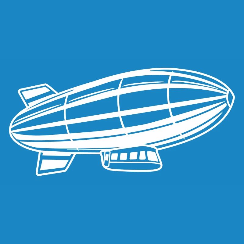 Silhouette de dirigeable Zeppelin