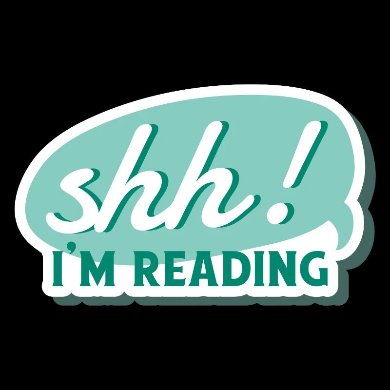 Shh! I'm Reading - Ruhe, ich lese - Buch, Bücher
