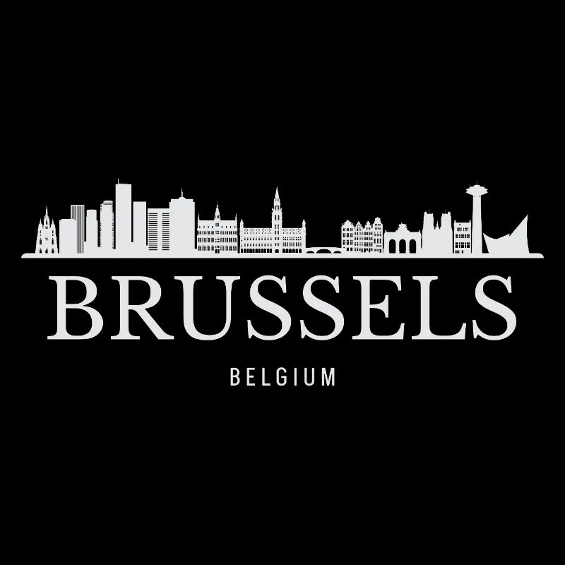 Brussels skyline, Brussels Belgium