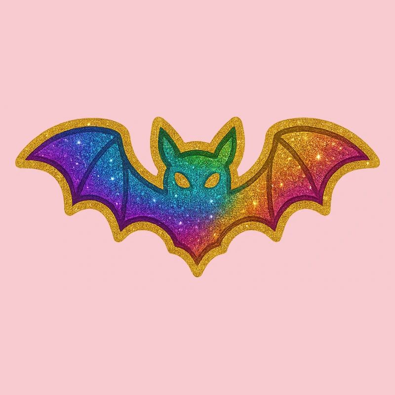 Galactic Bat Glitter Bat