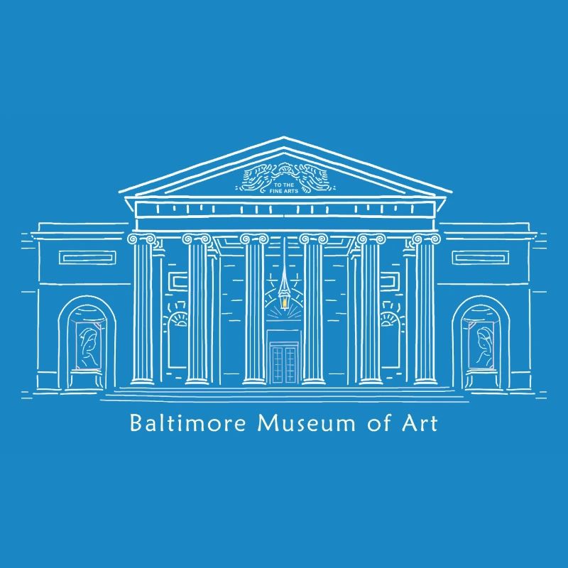 Musée d’art de Baltimore, dessin à la main, États-Unis