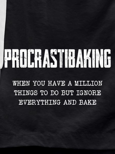 Procrastinating Baking Motif