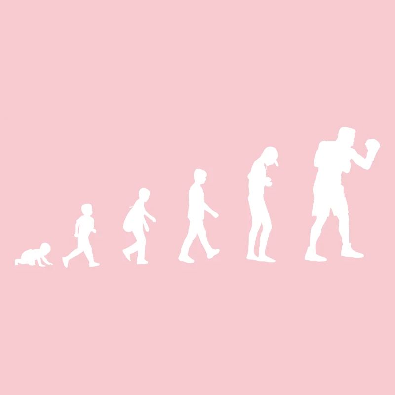 Evolution from baby to boxer
