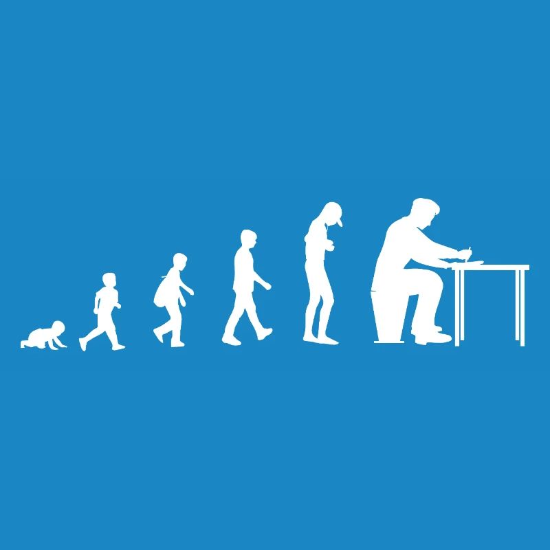 Évolution du bébé à l’écrivain, auteur