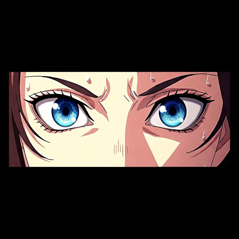 Anime Augen Blaue Iris Manga Fan