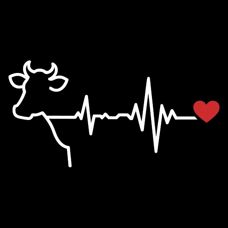 Conception de la ligne de battements de cœur de vache