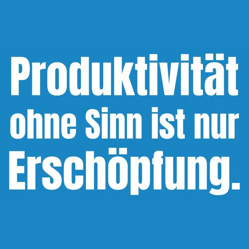 Déclaration typographique de productivité avec objectif