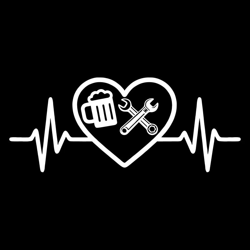 Heart Mechanical Beer Auto Humor