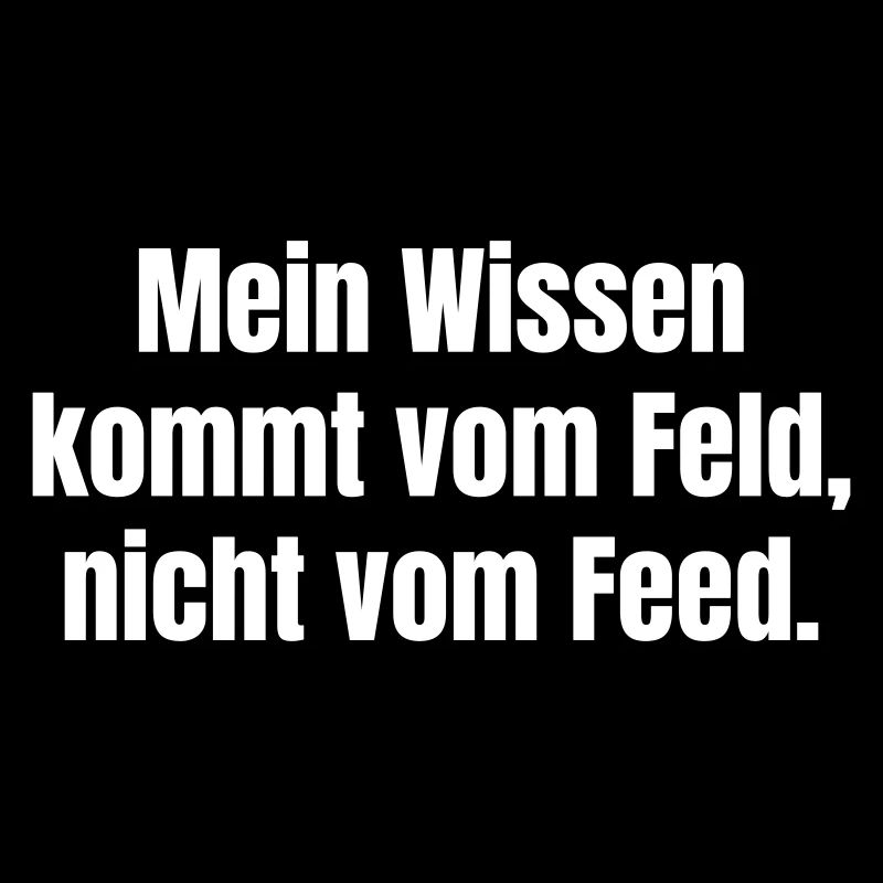 Field knowledge instead of feed