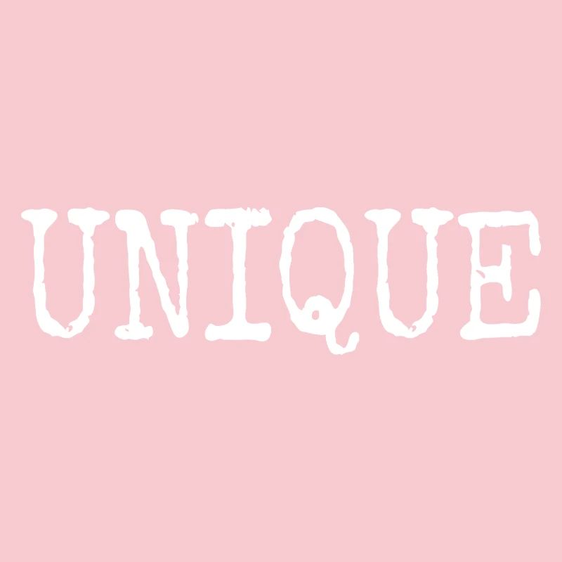unique, unique, unique valeur de soi unique