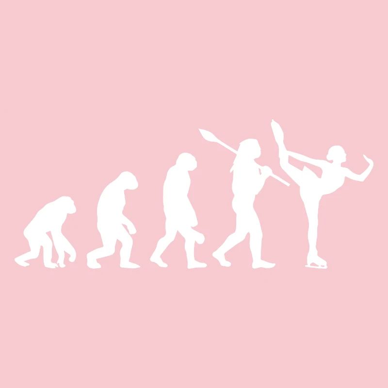 Entwicklung des Mannes, Eiskunstlauf-Mädchen, Eislauf-Mädchen