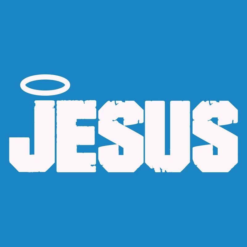 Lettres de Jésus avec auréole