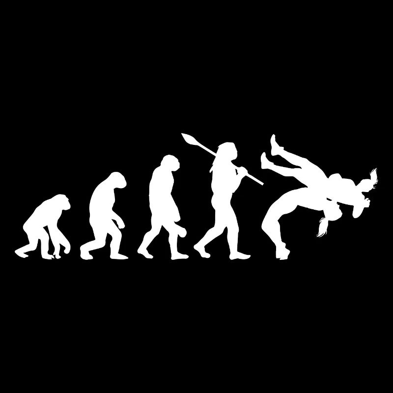 Entwicklung der Wrestling-Silhouette-Kampfsportarten