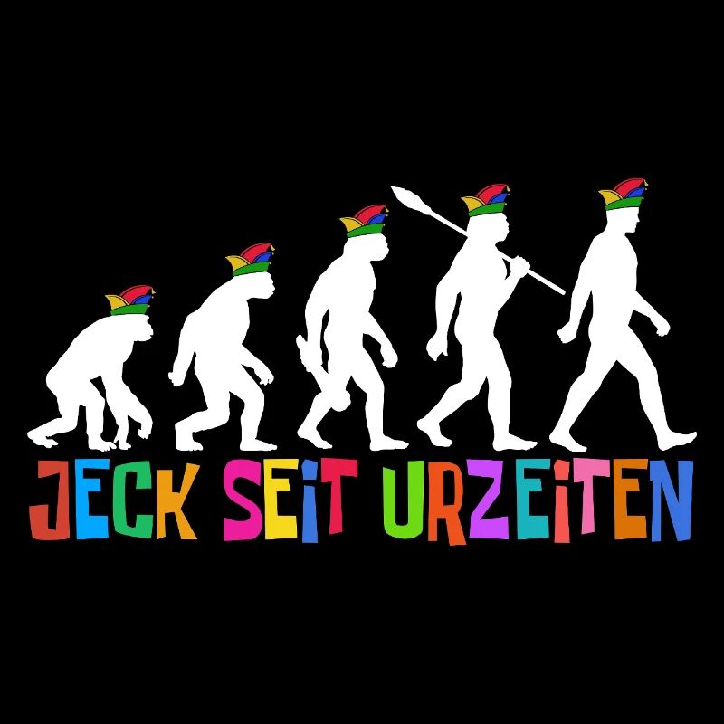 Jeck seit Urzeiten | Evolution Narren, Fastnacht