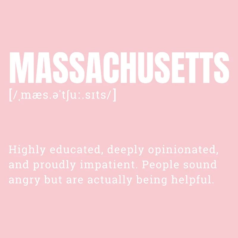 Massachusetts Large Format Typo