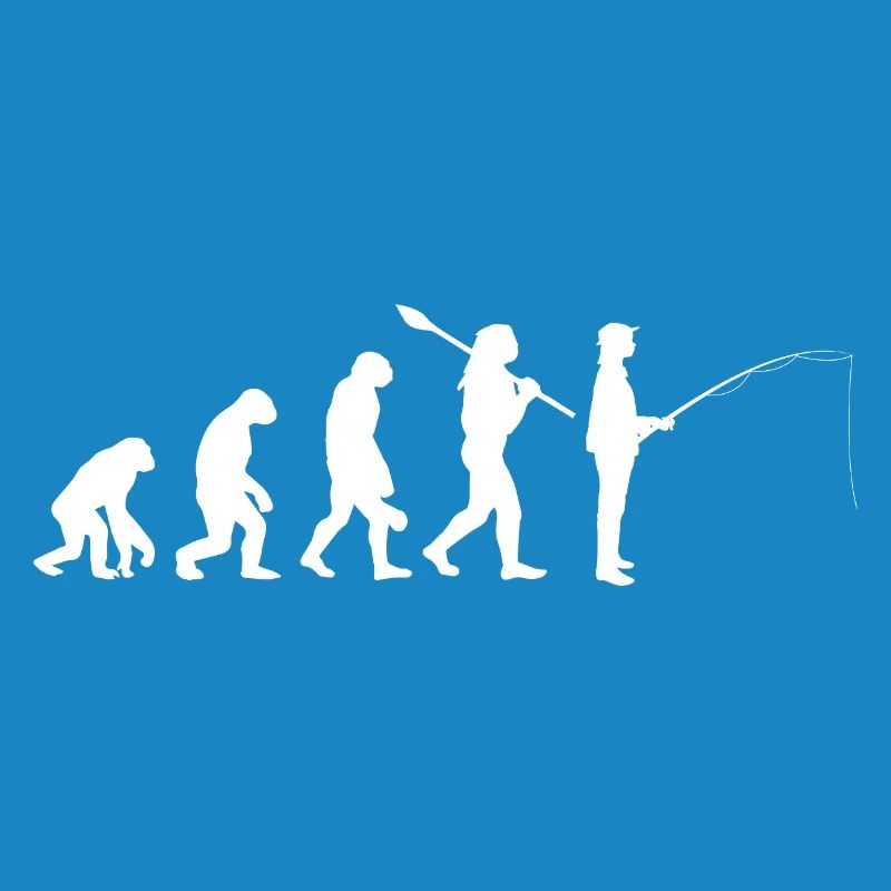 Évolution de la silhouette de pêche humaine