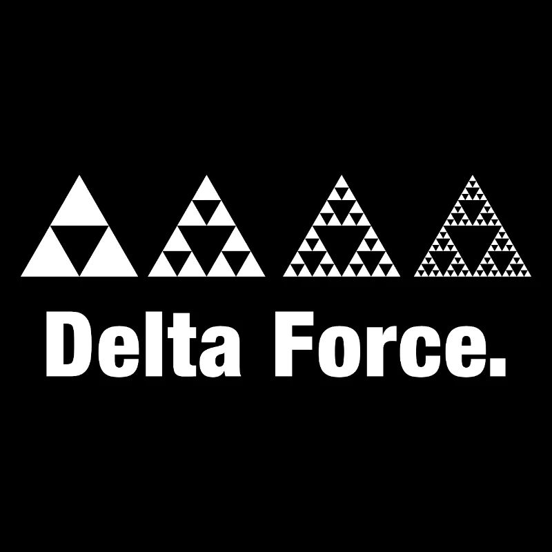 Récursion de la géométrie de la force du triangle fractal