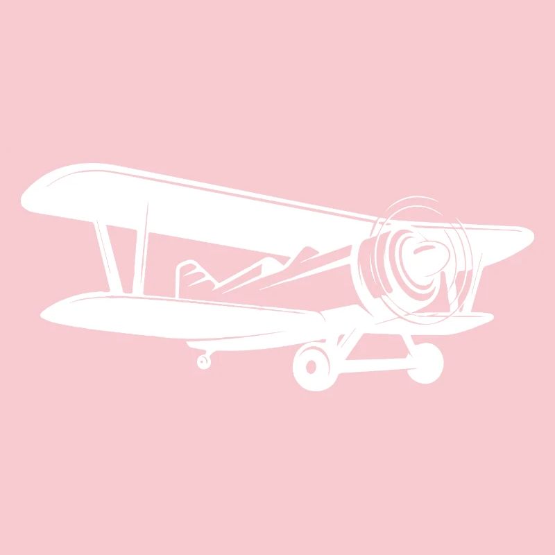 Biplane Pilot Retro Minimalist