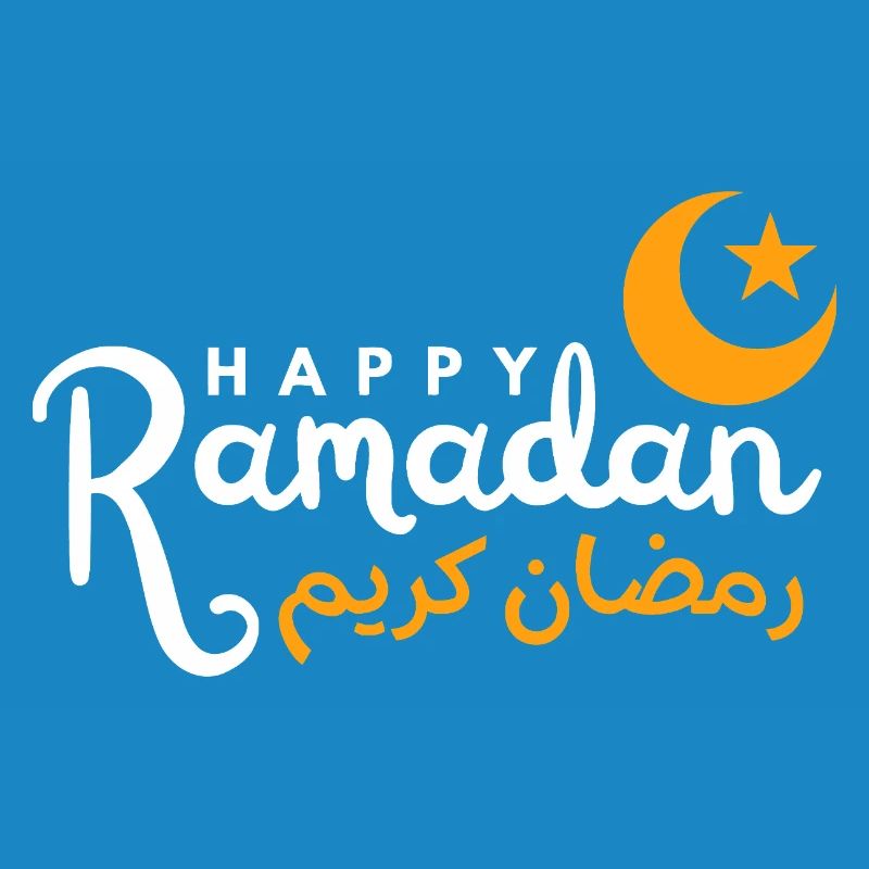 Ramadan Night Crescent Script