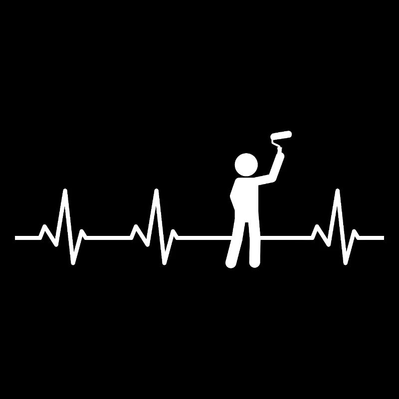 Painter Stick Figure Heartbeat