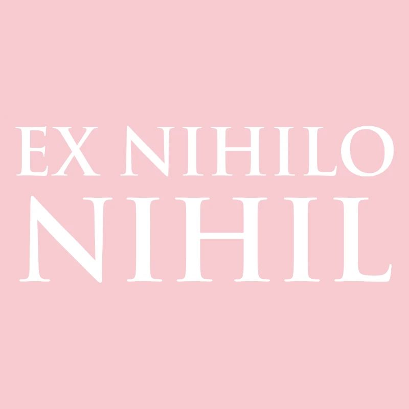 Ex nihilo nihil