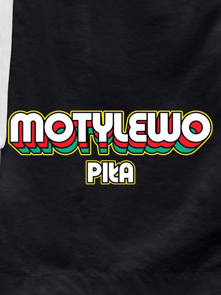 Butterfly Piła. Retro District Name