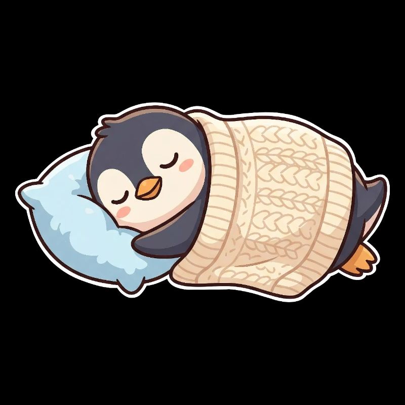 Pinguin Schlafen