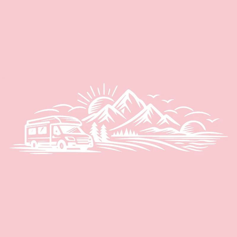 Campingauto Landschaft 
