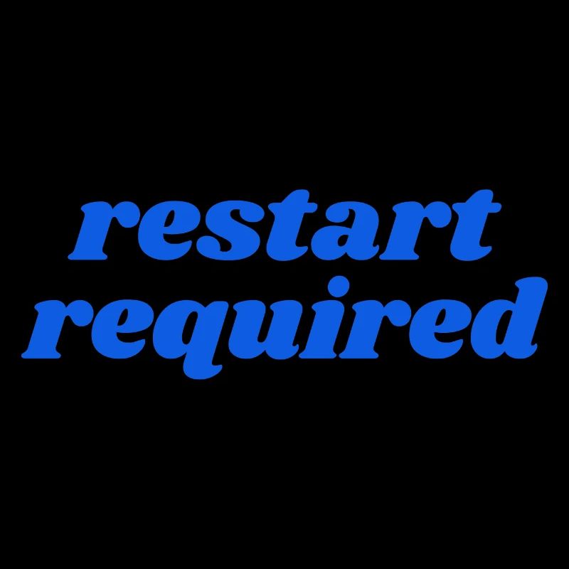 Redémarrage nécessaire