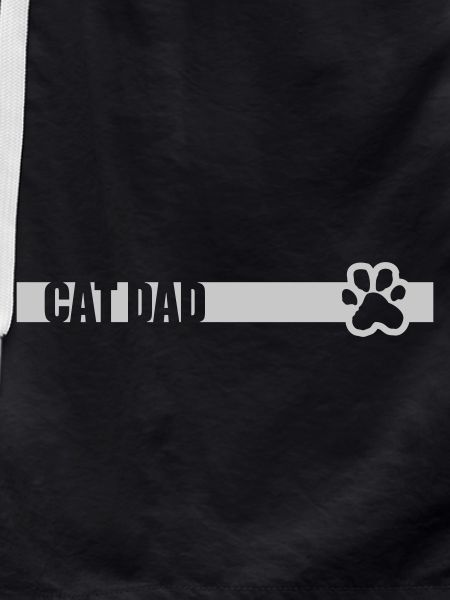 Stripe Design Cat Dad