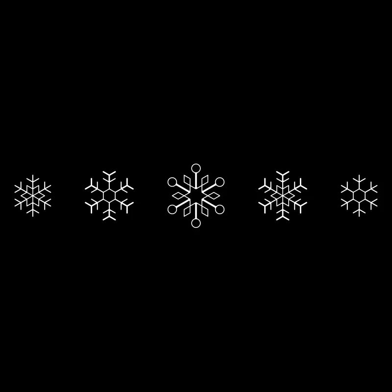 Five Snowflakes