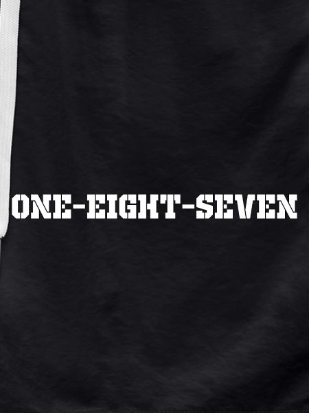 ONE EIGHT SEVEN white