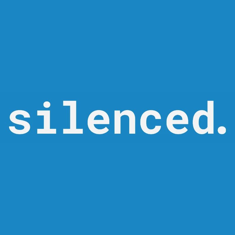 Silenced typographic design
