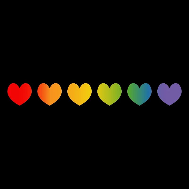 Regenbogenherzchen Verlauf