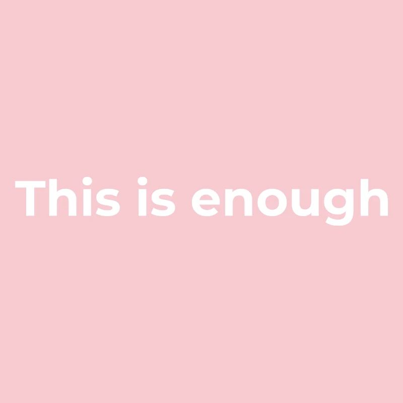 Don d’affirmation | Ça suffit, White