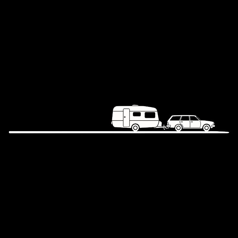 Caravan camping shirt for caravan fans