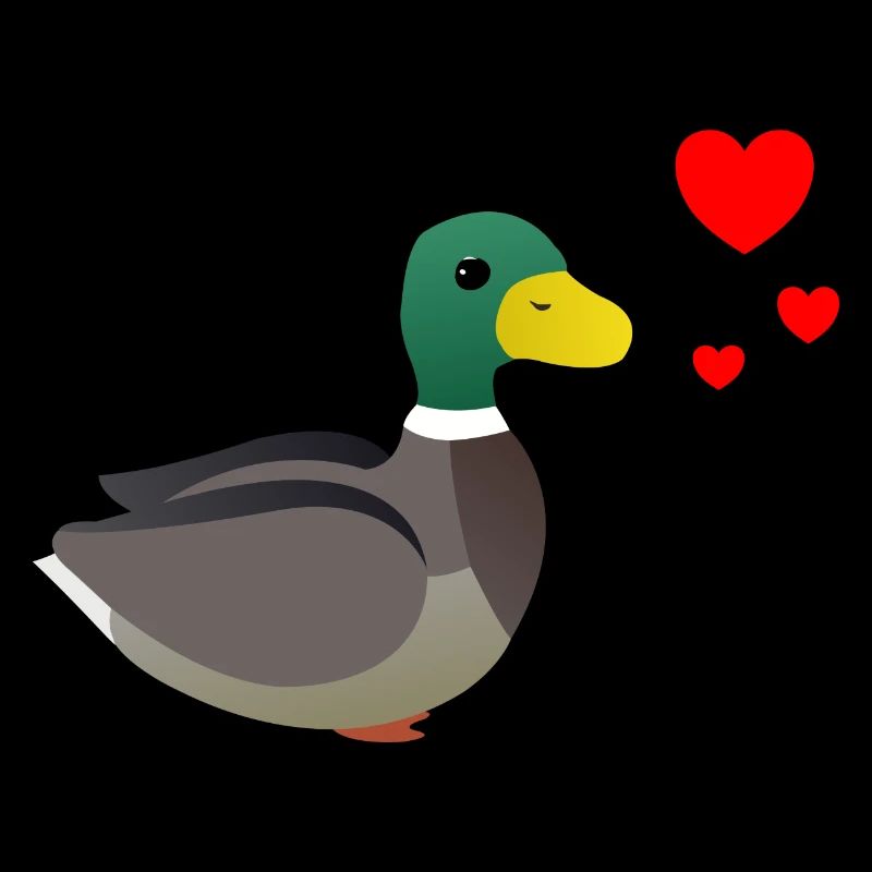 Ente Valentinstag