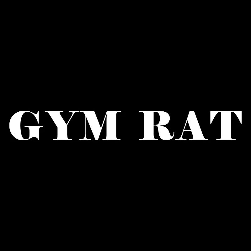GYM RAT Lettering for Gym Lovers