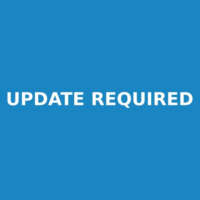 UPDATE REQUIRED