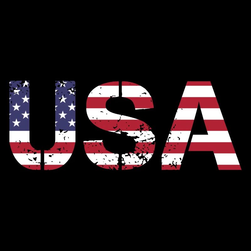 Les États-Unis aux couleurs du drapeau américain drapeau