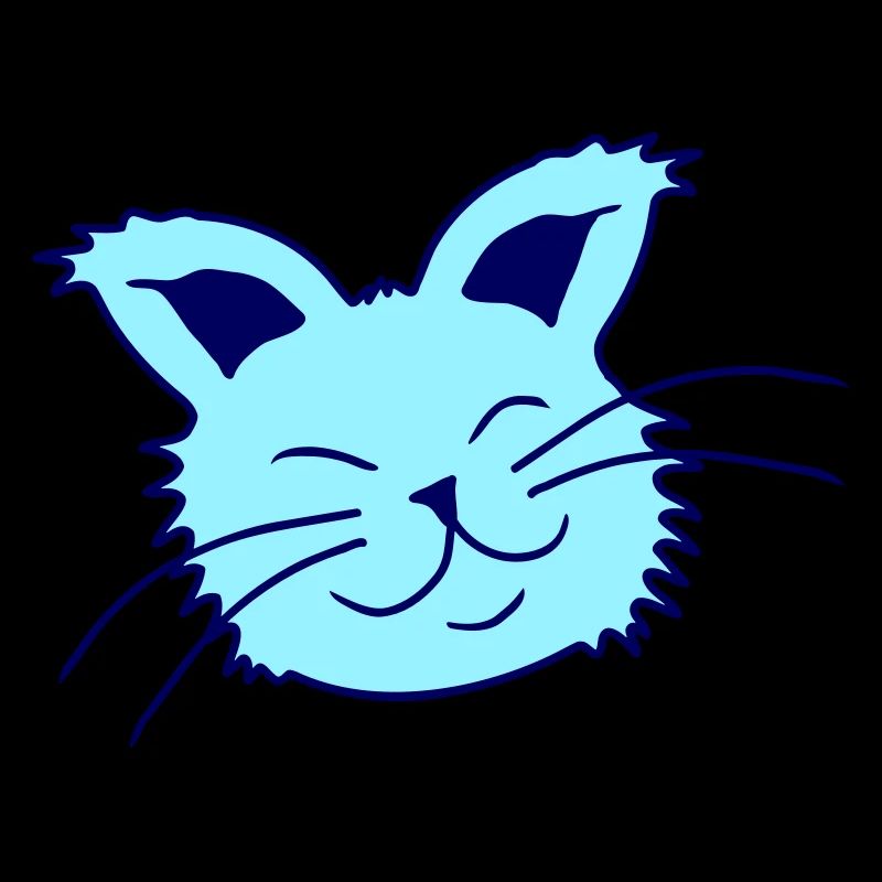 Pretty Cat Looking Happy Cheerful Smiling