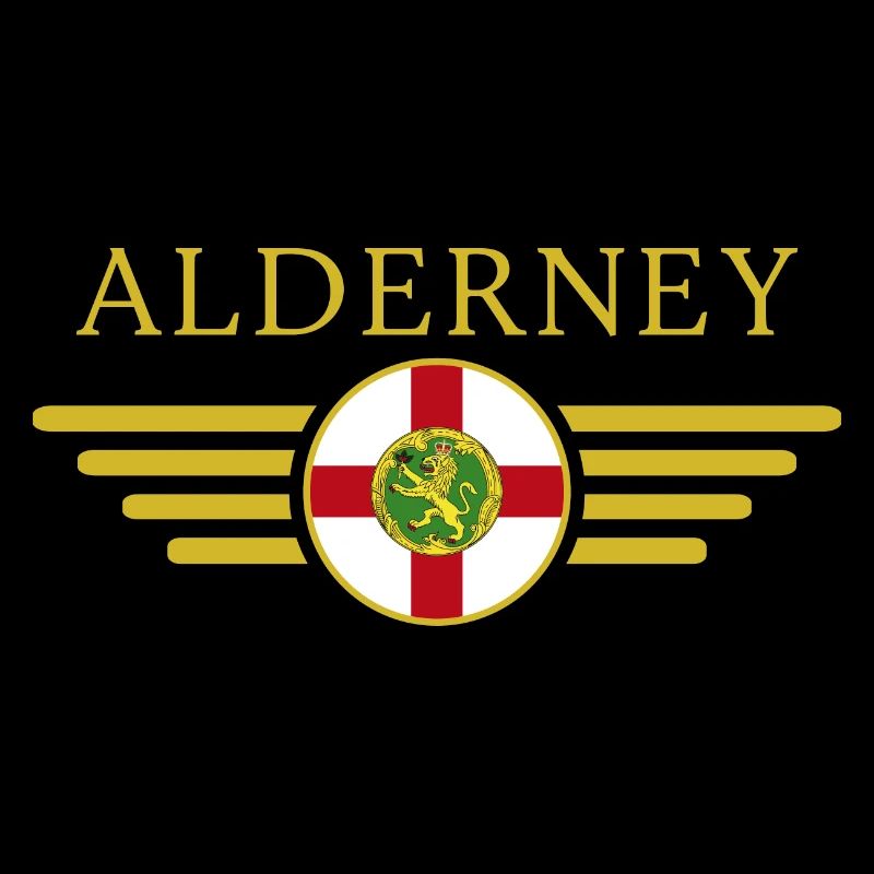 J’aime Aurigny, T-shirt design de style élégance