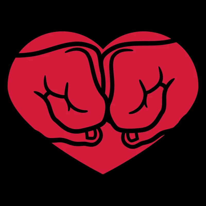rot symbol herz liebe 2 beste freunde einschlagen