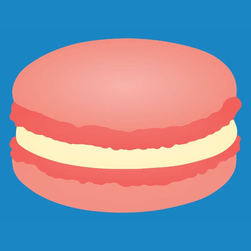 macaron rose
